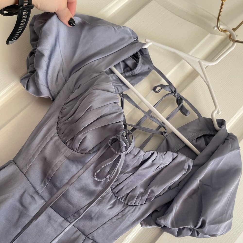 SOLD | Cider Long Blue Dress